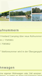 Mobile Screenshot of friesland-camping.de